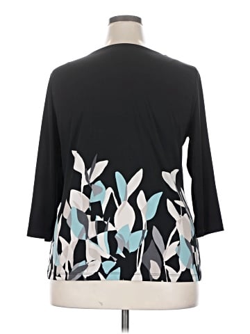 Dana Buchman 3/4 Sleeve Top (view 2)