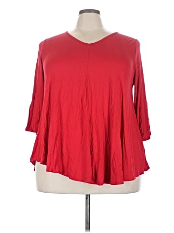 Green Envelope 3/4 Sleeve Blouse (view 1)