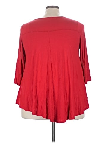 Green Envelope 3/4 Sleeve Blouse (view 2)