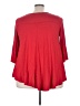 Green Envelope Red 3/4 Sleeve Blouse Size 3X - photo 2