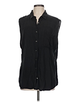 Silence And Noise Sleeveless Button Down Shirt