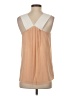 Club Monaco 100% Polyester Tan Sleeveless Top Size XS - photo 2