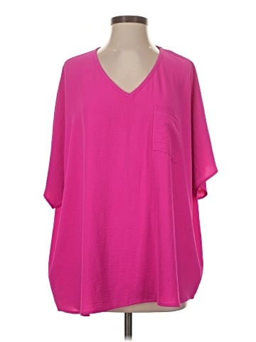 Impressions Short Sleeve Blouse (view 1)