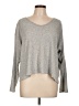 Papinelle Metallic Silver Pullover Sweater Size L - photo 1