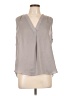 alex & lili 100% Polyester Gray Sleeveless Blouse Size L - photo 1