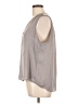 alex & lili 100% Polyester Gray Sleeveless Blouse Size L - photo 5