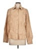 Lemon Grass 100% Polyester Tan Long Sleeve Blouse Size L - photo 1