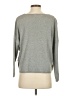Six/Fifty 100% Cotton Hearts Gray Pullover Sweater Size S - photo 2