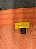 St. John Solid Orange Casual Skirt Size L - photo 4