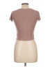 The Commons Brown Short Sleeve Top Size L - photo 2
