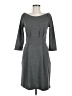 Vila Solid Gray Casual Dress Size M - photo 1