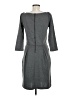 Vila Solid Gray Casual Dress Size M - photo 2