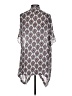 Ann Taylor LOFT 100% Rayon Purple Kimono Size XS - photo 2