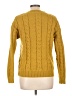 Chartou 100% Polyester Yellow Pullover Sweater Size L - photo 2