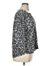 H&M 100% Polyester Gray 3/4 Sleeve Blouse Size XL - photo 4