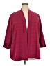Draper's & Damon's Burgundy Cardigan Size 2X - photo 1