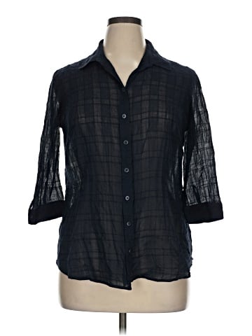 Coldwater Creek 3/4 Sleeve Button-Down Shirt (view 1)