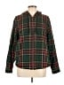 L.L.Bean 100% Cotton Plaid Green Jacket Size M - photo 1