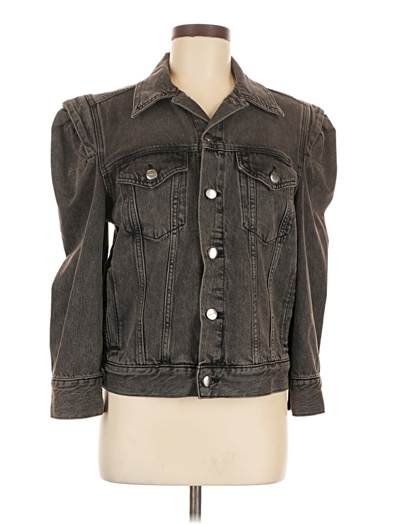 Pre-owned Frame Denim Jacket In Gray