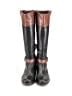 Banana Republic 100% Leather Brown Black Boots Size 6 - photo 2