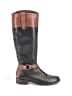 Banana Republic 100% Leather Brown Black Boots Size 6 - photo 1