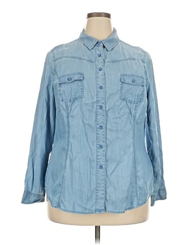 Bravissimo Long Sleeve Button-Down Shirt (view 1)