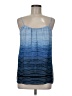 Vince. 100% Silk Blue Sleeveless Silk Top Size M - photo 1