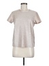 Forever 21 Metallic Silver Short Sleeve Top Size M - photo 1