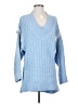 For Love & Lemons Blue Pullover Sweater Size XS - photo 1