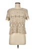 Needle & Thread 100% Polyester Tan Short Sleeve Top Size 8 - photo 1