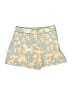 H&M 100% Polyester Tropical Yellow Shorts Size 6 - photo 1