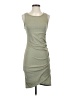 Leith Solid Green Casual Dress Size S - photo 1