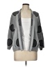 Grace Polka Dots Gray Cardigan Size L - photo 1