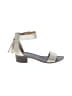 Rock & Candy Gray Gold Sandals Size 7 1/2 - photo 1