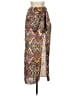 Zara Damask Multi Color Brown Casual Skirt Size XS - photo 1