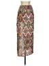 Zara Damask Multi Color Brown Casual Skirt Size XS - photo 2