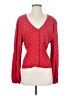 MLB 100% Viscose Polka Dots Red Long Sleeve Blouse Size S (estimated) - photo 1