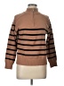 Catherine Malandrino Stripes Brown Pullover Sweater Size L - photo 1