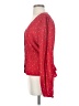 MLB 100% Viscose Polka Dots Red Long Sleeve Blouse Size S (estimated) - photo 5