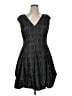 Worthington Paisley Gray Cocktail Dress Size 14 - photo 1