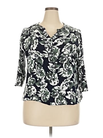 Fun2Fun 3/4 Sleeve Blouse (view 1)