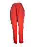 SOHO Apparel Ltd 100% Polyester Solid Red Casual Pants Size L - photo 2