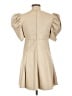 Karlie Solid Tan Casual Dress Size L - photo 2
