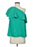dalia 100% Polyester Green Short Sleeve Top Size S - photo 1