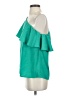 dalia 100% Polyester Green Short Sleeve Top Size S - photo 5