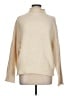 Zesica 100% Acrylic Solid Ivory Turtleneck Sweater Size L - photo 1