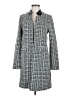 Ellen Tracy Houndstooth Gray Coat Size M - photo 1