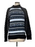 T by Talbots Print Blue Pullover Sweater Size L - photo 1