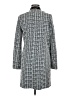 Ellen Tracy Houndstooth Gray Coat Size M - photo 2