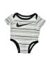 Nike Gray Short Sleeve Onesie Size 50-56 - photo 1